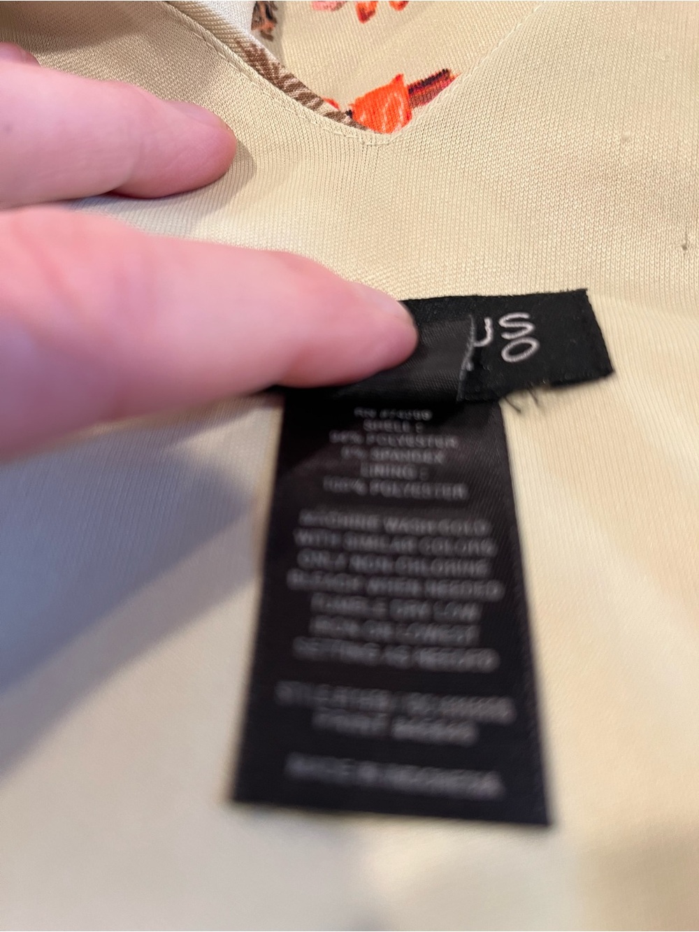 Enfocus Studio Sage Green Sleeveless Floral Midi Dress with Coral Accents - Picture 5 of 5